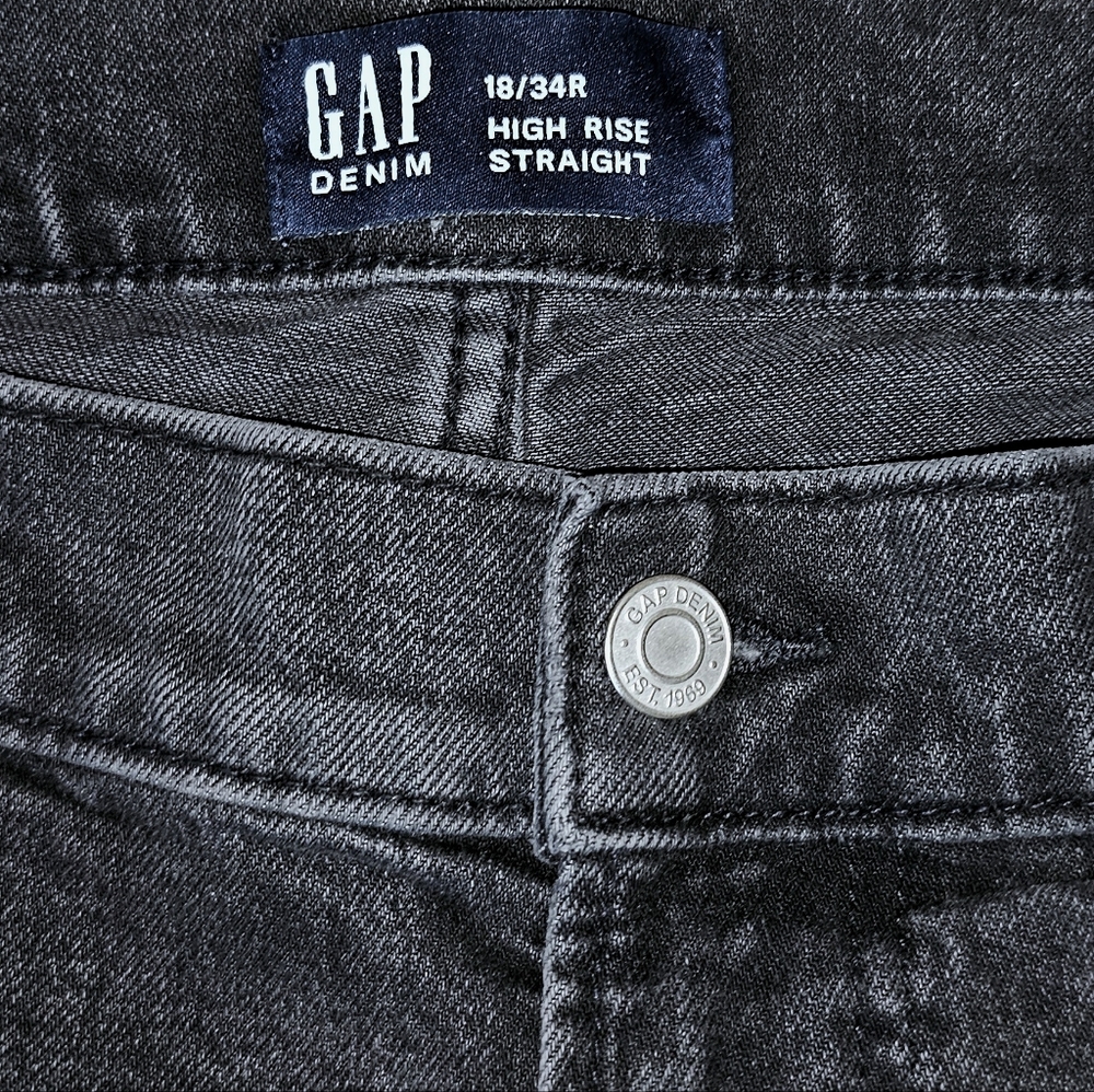 Gap High Rise Straight Jeans - Picture 5 of 5